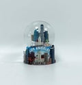 Los Angeles Cityscape Snow Globe – Miniature Landmark Souvenir, Travel Gift & Desk Decoration