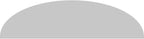 Ekena Millwork 70"W x 18-1/2"H x 2"P Elliptical 4 Spoke Architectural Grade PVC Pediment