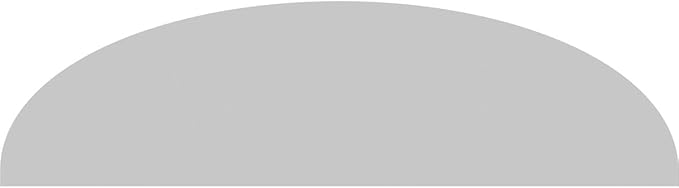 Ekena Millwork 42"W x 11-1/2"H x 2"P Elliptical Smooth Architectural Grade PVC Pediment