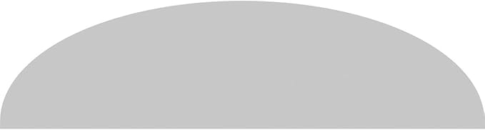 Ekena Millwork 68"W x 18"H x 2"P Elliptical 4 Spoke Architectural Grade PVC Pediment