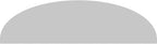 Ekena Millwork 34"W x 9-1/2"H x 2"P Elliptical 4 Spoke Architectural Grade PVC Pediment