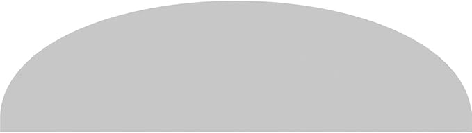 Ekena Millwork 34"W x 9-1/2"H x 2"P Elliptical 4 Spoke Architectural Grade PVC Pediment