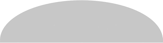 Ekena Millwork 38"W x 10-1/2"H x 2"P Elliptical Smooth Architectural Grade PVC Pediment