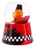 Five Nights at Freddy's Freddy Fazbear Mini Light-Up Snow Globe with Glitter Display | 3 Inches Tall
