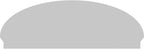68" W x 23-7/8"H x 2-3/4"P Elliptical 4 Spoke Architectural Grade PVC Combination Pediment