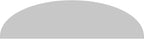 Ekena Millwork 56"W x 15"H x 2"P Elliptical 4 Spoke Architectural Grade PVC Pediment