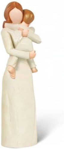 Mother and Son Figurines, Sculpted Hand Painted Figure, Mother Son Statue Gifts, for Mom from Son, Perfect Sculpture Gifts for New Mom, Mother.