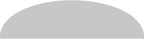 60" W x 16" H x 2" P Elliptical 3 Spoke Architectural Grade PVC Pediment