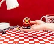 Five Nights at Freddy's Freddy Fazbear Mini Light-Up Snow Globe with Glitter Display | 3 Inches Tall