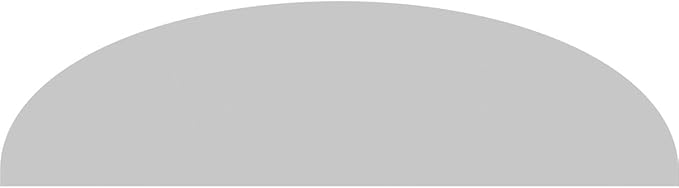 Ekena Millwork 42"W x 11-1/2"H x 2"P Elliptical 4 Spoke Architectural Grade PVC Pediment