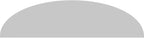 78" W x 20-1/2"H x 2" P Elliptical Sunburst Architectural Grade PVC Pediment