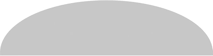 78" W x 20-1/2"H x 2" P Elliptical Sunburst Architectural Grade PVC Pediment