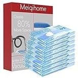 MEIQIHOME Vacuum Storage Bags, Space Saver Sealer Bags,Vacuum seal bags for clothing, Pillows, Comforters, Blankets, Bedding,8 LARGE