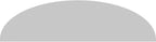 66" W x 17-1/2"H x 2" P Elliptical Sunburst Architectural Grade PVC Pediment
