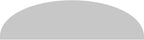 Ekena Millwork 44"W x 12"H x 2"P Elliptical 4 Spoke Architectural Grade PVC Pediment