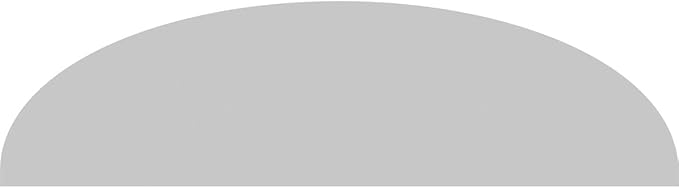 Ekena Millwork 44"W x 12"H x 2"P Elliptical 4 Spoke Architectural Grade PVC Pediment