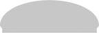 76" W x 25-7/8"H x 2-3/4"P Elliptical 3 Spoke Architectural Grade PVC Combination Pediment