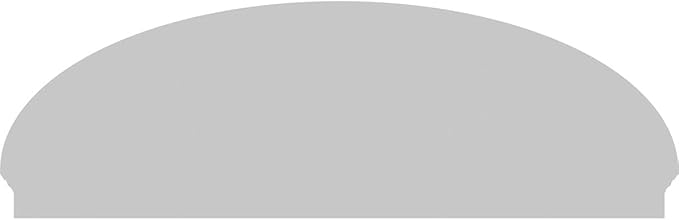 82" W x 27-3/8"H x 2-3/4"P Elliptical 4 Spoke Architectural Grade PVC Combination Pediment