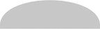 26" W x 7-1/2"H x 2" P Elliptical 3 Spoke Architectural Grade PVC Pediment