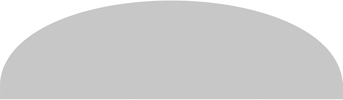 26" W x 7-1/2"H x 2" P Elliptical 3 Spoke Architectural Grade PVC Pediment