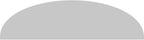 Ekena Millwork 80"W x 21"H x 2"P Elliptical Smooth Architectural Grade PVC Pediment
