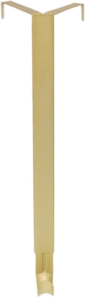 Haute Decor Adapt Adjustable Wreath Hanger, Top & Length Adjustable (Textured Gold)