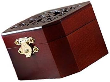 WESTONETEK Vintage Wood Carved Mechanism Musical Box Wind Up Music Box Gift for Christmas/Birthday/Valentine's Day, Melody Amazing Grace