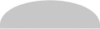 Ekena Millwork 28"W x 8"H x 2"P Elliptical 4 Spoke Architectural Grade PVC Pediment