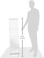 Whitmor White Hanging Shoe File, Clear