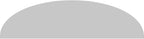 52" W x 14" H x 2" P Elliptical Sunburst Architectural Grade PVC Pediment
