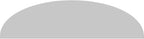 54" W x 14-1/2"H x 2" P Elliptical Sunburst Architectural Grade PVC Pediment