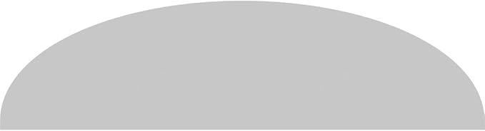 54" W x 14-1/2"H x 2" P Elliptical Sunburst Architectural Grade PVC Pediment