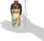 Usaburo 590-228 Spring Kimono Kokeshi Doll