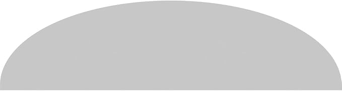 Ekena Millwork 72"W x 19"H x 2"P Elliptical 4 Spoke Architectural Grade PVC Pediment