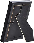 Amazon Basics Rectangular Photo Picture Frame, 8" x 10", Pack of 5, 11.22 x 9.21 inches, Black