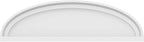 Ekena Millwork 84"W x 22"H x 2"P Elliptical Smooth Architectural Grade PVC Pediment