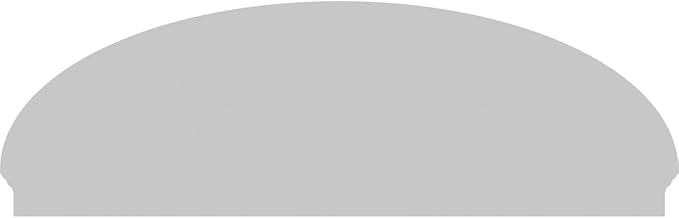 84" W x 27-7/8"H x 2-3/4"P Elliptical 3 Spoke Architectural Grade PVC Combination Pediment