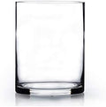 WGV Cylinder Vase Bulk, Diameter 5", Height 6", Clear Glass Floral Planter Container, Floating Candle Holder for Wedding Party Event Home Office Decor, 12 Pieces
