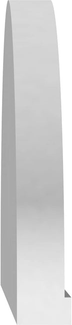 Ekena Millwork 46"W x 12-1/2"H x 2"P Elliptical 4 Spoke Architectural Grade PVC Pediment