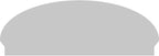 56" W x 20-7/8"H x 2-3/4"P Elliptical 3 Spoke Architectural Grade PVC Combination Pediment