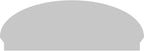 58" W x 21-3/8"H x 2-3/4"P Elliptical Sunburst Architectural Grade PVC Combination Pediment