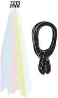 Black Scarf Clip Hangers for Retail, Economic Plastic Fine Garment Pinch Hooks, 1000 Pack
