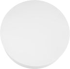 Round Display Pedestal Stand, Event Decor Display Plinth Stands, Bridal Shop Cylinder Plinth Raiser Table, Party Event Decor Circle Pedestal Stand for Boutiques Model Air Conditioner Heightening (White, 23.6*5.9in)