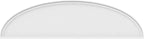 Ekena Millwork 58"W x 15-1/2"H x 2"P Elliptical Smooth Architectural Grade PVC Pediment