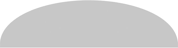 Ekena Millwork 50"W x 13-1/2"H x 2"P Elliptical 4 Spoke Architectural Grade PVC Pediment