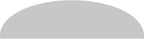 Ekena Millwork 50"W x 13-1/2"H x 2"P Elliptical 4 Spoke Architectural Grade PVC Pediment