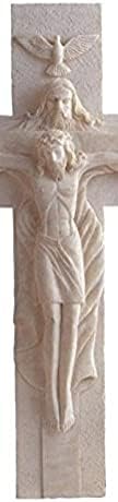 Jesus Cross Atrio with God Holy Religious Crucifixion Wall Decoration