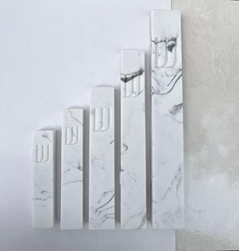 A&S Mezuzot A&S Modern Stone Mezuzah Case Design, Mezuza Cover for Scroll Protection, Easy Peel and Stick Houswarming Gift and Home Blessing