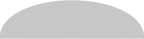 66" W x 17-1/2"H x 2" P Elliptical 3 Spoke Architectural Grade PVC Pediment