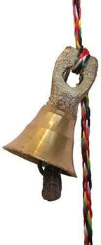 Rastogi Handicrafts Brass Decorative String of 11 Metal Vintage Indian Style Fair Trade Wall Hanging Tiny Bells (1)